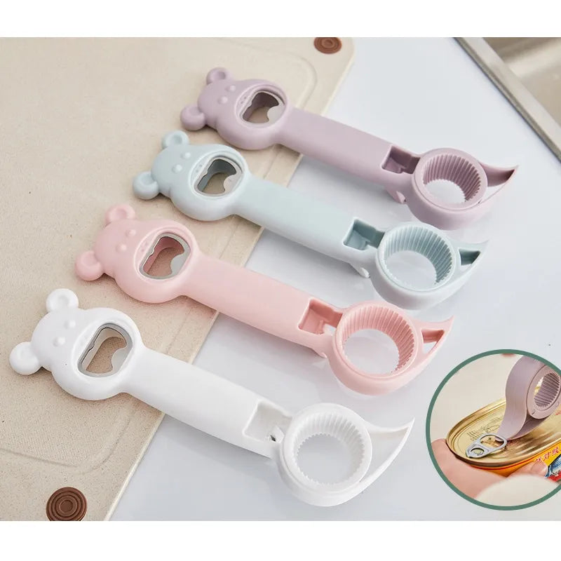 (🔥Last Day Promotion-50%OFF)TIMNAMY® Multifunctional Four-in-one Bottle Opener---Suitable for various types of bottles, cans, etc.