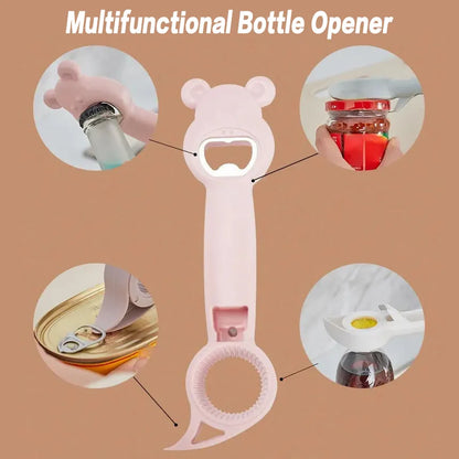 (🔥Last Day Promotion-50%OFF)TIMNAMY® Multifunctional Four-in-one Bottle Opener---Suitable for various types of bottles, cans, etc.