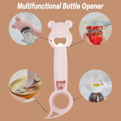(🔥Last Day Promotion-50%OFF)TIMNAMY® Multifunctional Four-in-one Bottle Opener---Suitable for various types of bottles, cans, etc.