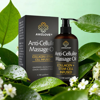 Awzlove® Luxurious Collagen & Stem Cell Anti-Cellulite Massage Oil💐 (🔥70% Off for a Limited Time!)💐