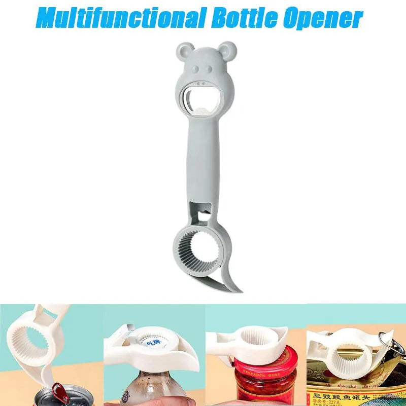 (🔥Last Day Promotion-50%OFF)TIMNAMY® Multifunctional Four-in-one Bottle Opener---Suitable for various types of bottles, cans, etc.