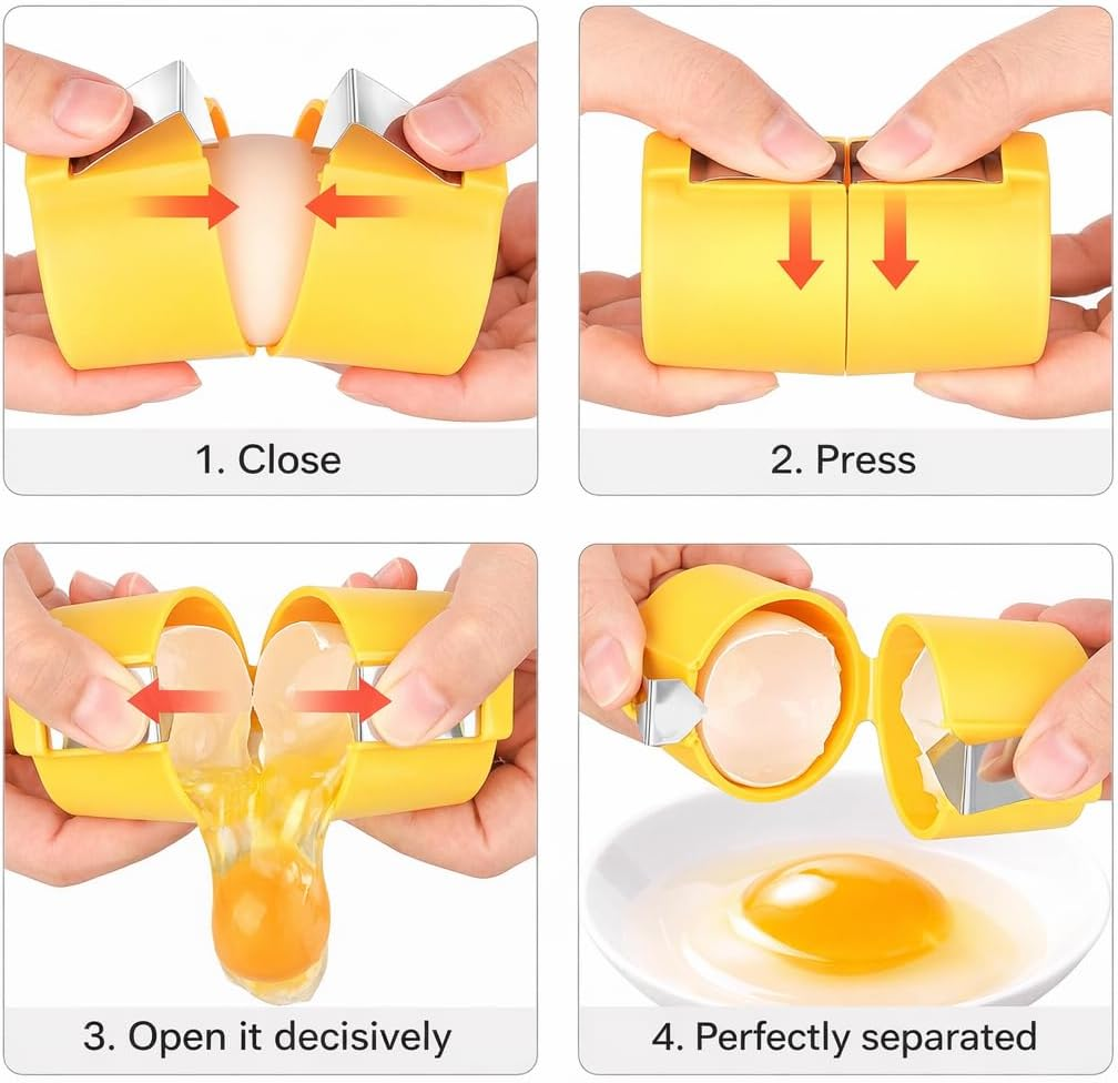 🔥 Today's Special: 60% OFF — Egg Cracker (Easy to Use, No Shell Fragments, A Kitchen Essential)
