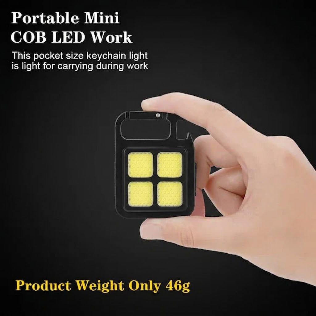 Last Day Promotion 50% OFF🔥TIMNAMY® Multifunctional Keychain Rechargeable Light