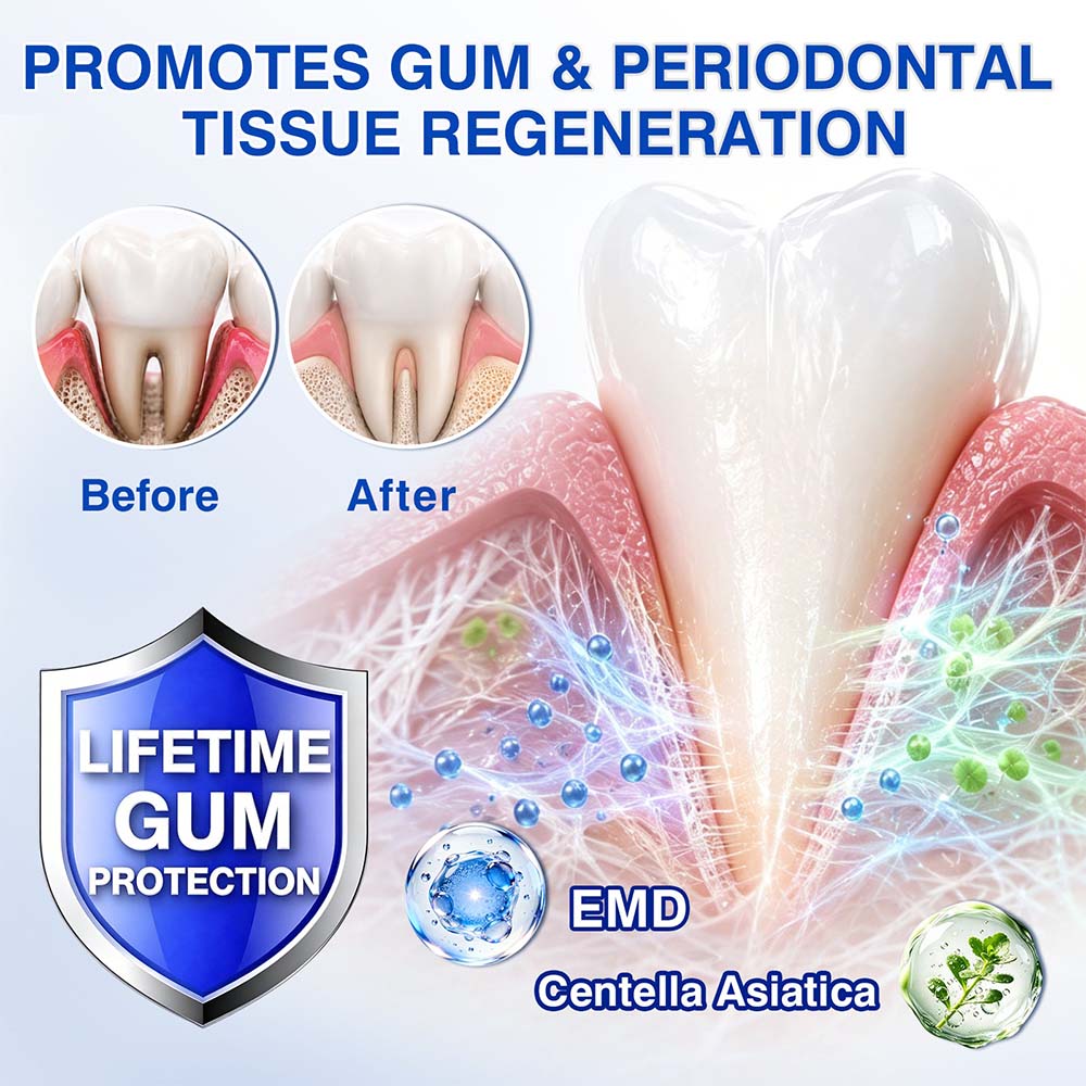 🧑‍⚕️Healrize® GumRevive gel for the regeneration of the tooth-supporting apparatus (for bleeding gums, receding gums, and loose teeth) 🦷