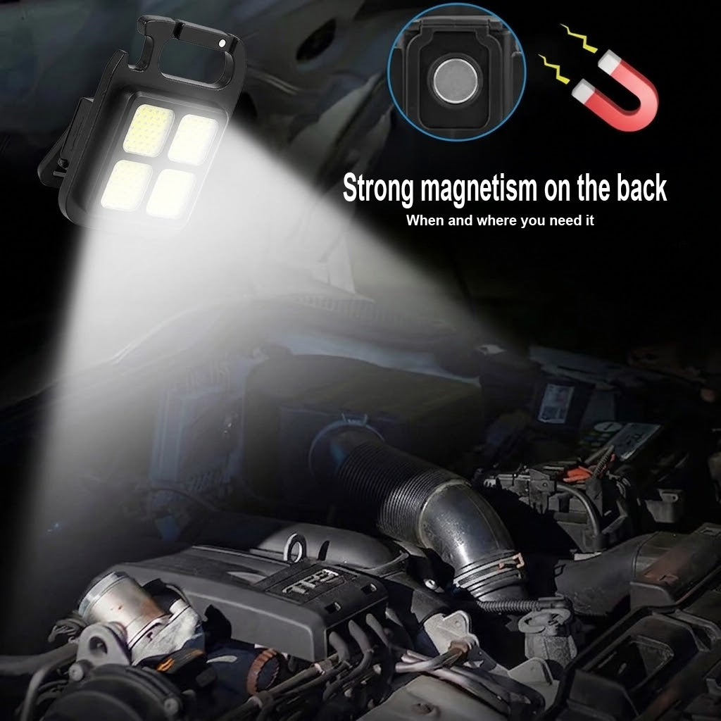 Last Day Promotion 50% OFF🔥TIMNAMY® Multifunctional Keychain Rechargeable Light