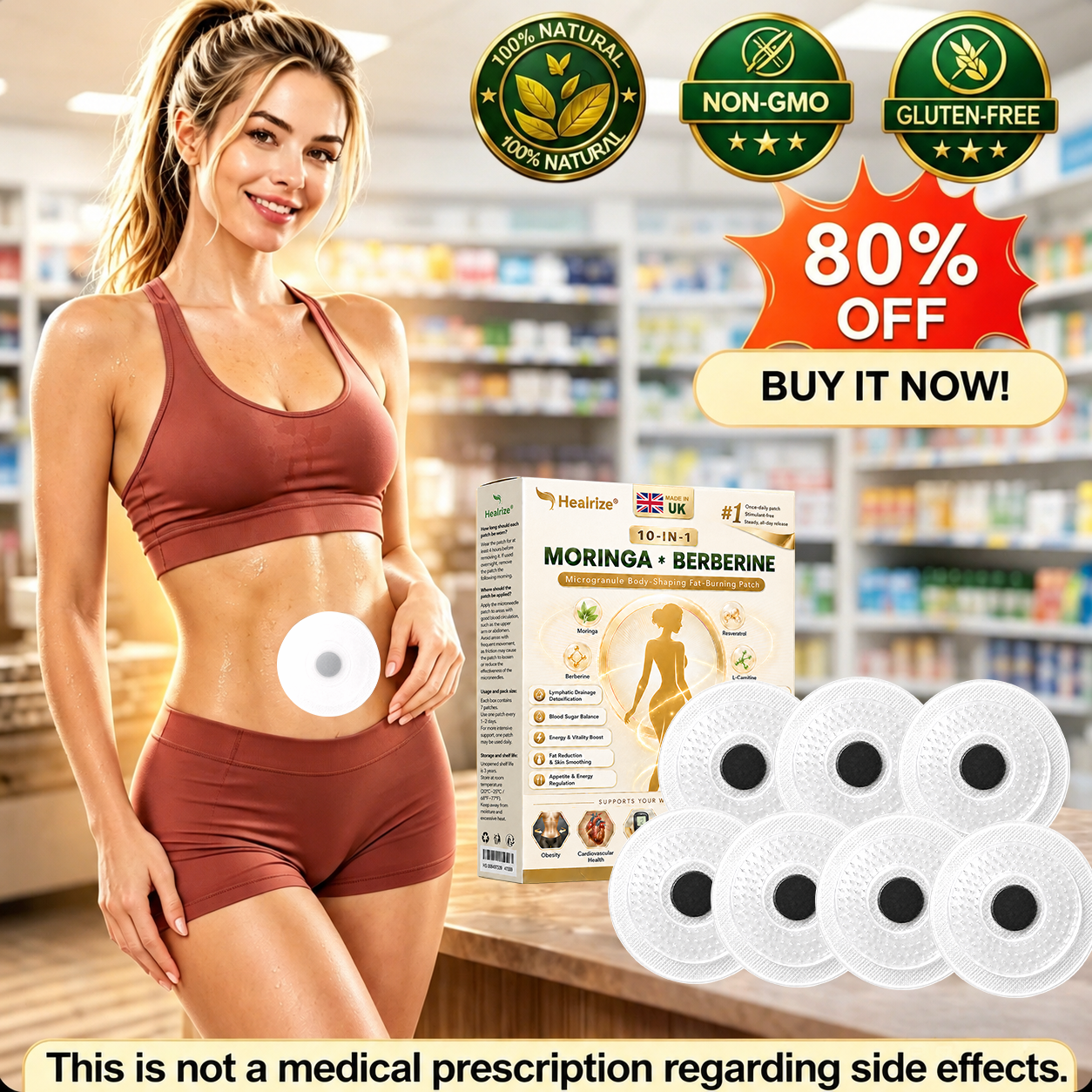 𝑶𝒇𝒇𝒊𝒄𝒊𝒂𝒍 𝑺𝒕𝒐𝒓𝒆  | 👩‍⚕️ 𝐇𝐞𝐚𝐥𝐫𝐢𝐳𝐞®𝐌𝐨𝐫𝐢𝐧𝐠𝐚 𝐁𝐞𝐫𝐛𝐞𝐫𝐢𝐧𝐞 𝟏𝟎-𝐢𝐧-𝟏 𝐌𝐢𝐜𝐫𝐨𝐠𝐫𝐚𝐧𝐮𝐥𝐞 𝐁𝐨𝐝𝐲-𝐒𝐡𝐚𝐩𝐢𝐧𝐠 𝐅𝐚𝐭-𝐁𝐮𝐫𝐧𝐢𝐧𝐠 𝐏𝐚𝐭𝐜𝐡(𝐎𝐧𝐜𝐞 𝐃𝐚𝐢𝐥𝐲, 𝐯𝐢𝐬𝐢𝐛𝐥𝐞 𝐜𝐡𝐚𝐧𝐠𝐞𝐬 𝐢𝐧 𝟕 𝐝𝐚𝐲𝐬）𝟓𝐗 𝐒𝐰𝐞𝐚𝐭 𝐏𝐫𝐨𝐝𝐮𝐜𝐭𝐢𝐨𝐧. 𝐅𝐨𝐫 𝐎𝐛𝐞𝐬𝐢𝐭𝐲, 𝐋𝐨𝐨𝐬𝐞 𝐒𝐤𝐢𝐧, 𝐃𝐢𝐚𝐛𝐞𝐭𝐞𝐬, 𝐒𝐥𝐞𝐞𝐩 𝐀𝐩𝐧𝐞𝐚, 𝐀𝐧𝐝 𝐉𝐨𝐢𝐧𝐭 𝐈𝐬𝐬𝐮𝐞𝐬🎁