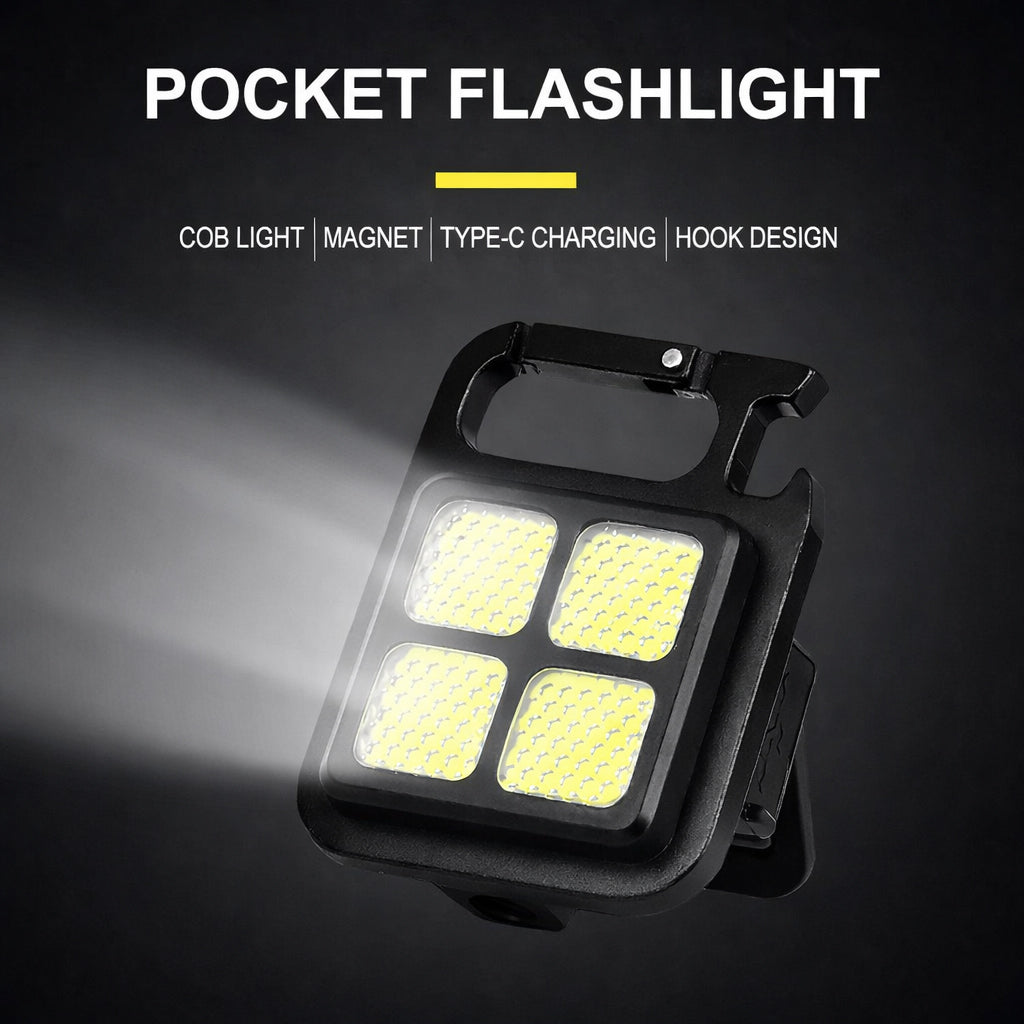 Last Day Promotion 50% OFF🔥TIMNAMY® Multifunctional Keychain Rechargeable Light