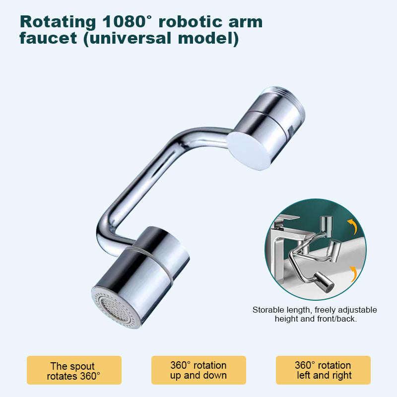 Last Day Promotion 49% OFF🔥1080° All-adjustable Faucet Extender--⭐1080° Rotatable & Adjustable