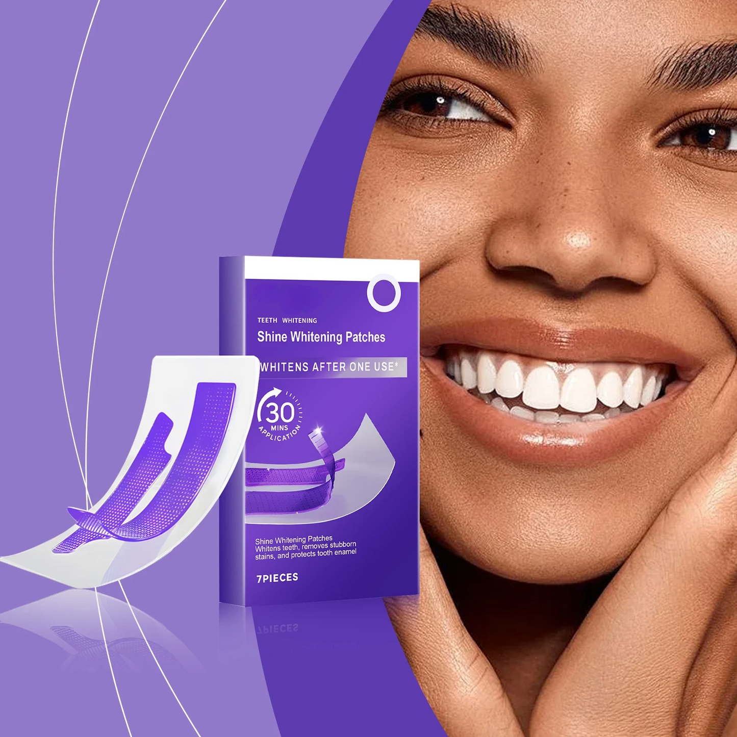 [🔥 Annual Sale]Healrize® Purple Whitening Strips, Your teeth will shine brighter than ever before.