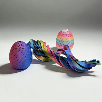 (🔥Last Day Promotion-48%OFF)TIMNAMY® 3D Printed Slippery Egg Fidget