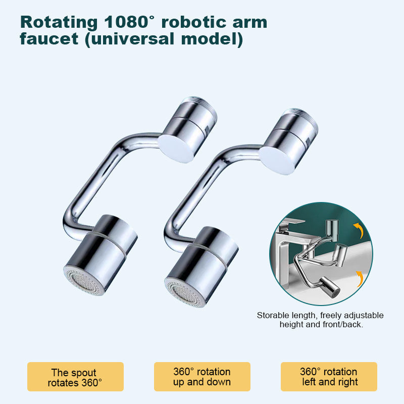 Last Day Promotion 49% OFF🔥1080° All-adjustable Faucet Extender--⭐1080° Rotatable & Adjustable