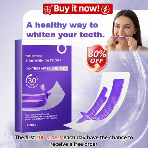[🔥 Annual Sale]Healrize® Purple Whitening Strips, Your teeth will shine brighter than ever before.
