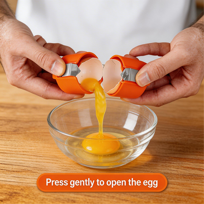 🔥 Today's Special: 60% OFF — Egg Cracker (Easy to Use, No Shell Fragments, A Kitchen Essential)