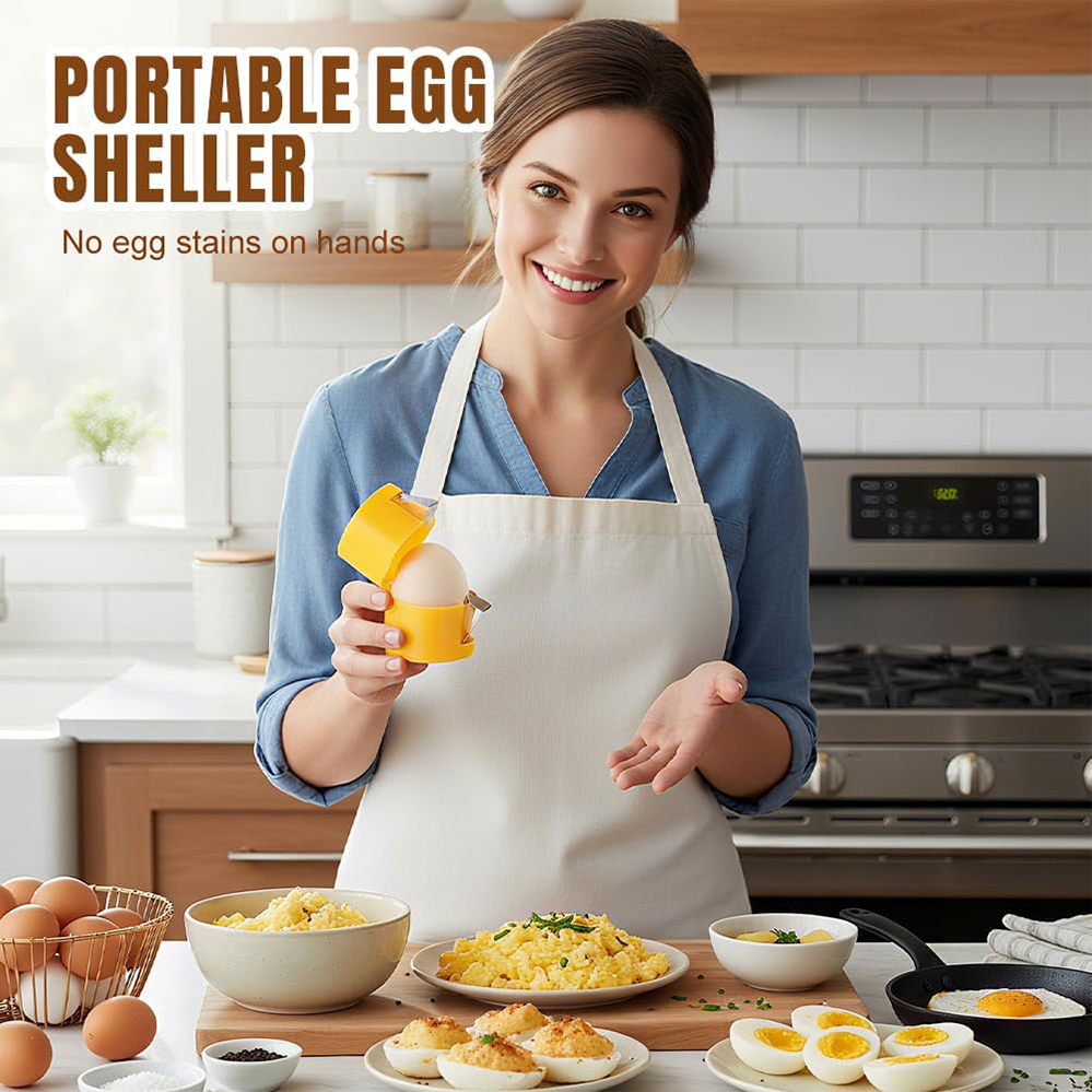 🔥 Today's Special: 60% OFF — Egg Cracker (Easy to Use, No Shell Fragments, A Kitchen Essential)