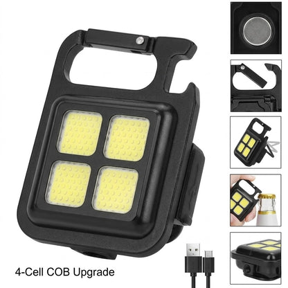 Last Day Promotion 50% OFF🔥TIMNAMY® Multifunctional Keychain Rechargeable Light