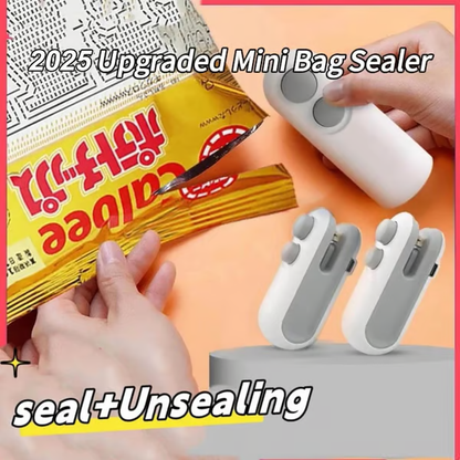 (🔥Last Day Promotion-48%OFF)TIMNAMY® Upgraded Mini Bag Sealer