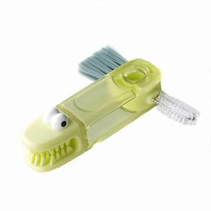 (🔥Last Day Promotion-48%OFF)TIMNAMY® 4 in 1 Multifunctional Cleaning Brush---Ideal for cleaning cups, window tracks, keyboard crevices, sink seams, tile grout, car air vents, and tight corners.