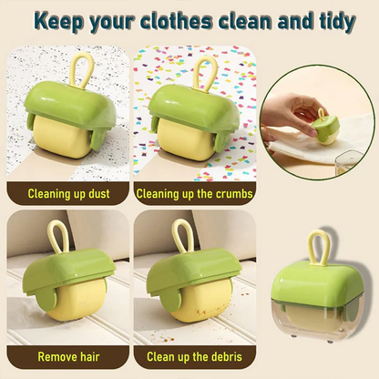 (🔥Last Day Promotion-48%OFF)TIMNAMY® Multifunctional Reusable Portable Mini Lint Roller--Applicable soot, dust, grit,air, pet hair,cookie crumbs, food scraps,confetti, dandruff,ect