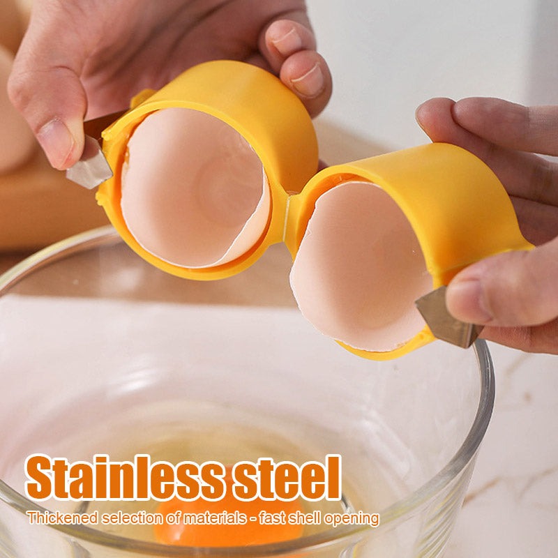 🔥 Today's Special: 60% OFF — Egg Cracker (Easy to Use, No Shell Fragments, A Kitchen Essential)