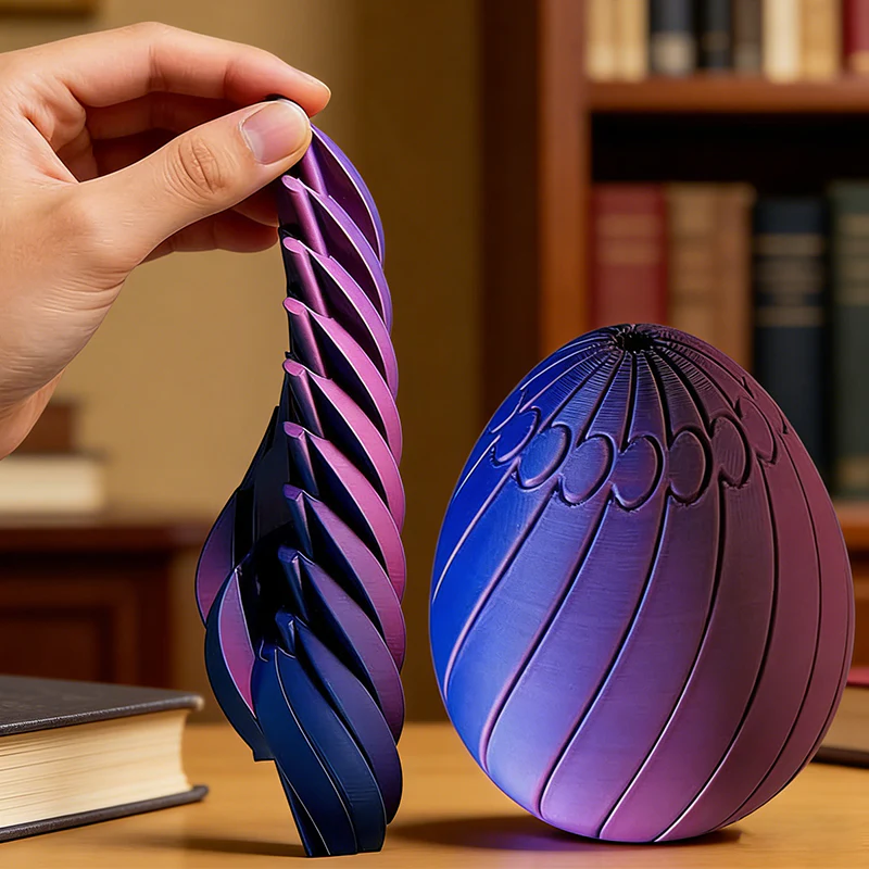 (🔥Last Day Promotion-48%OFF)TIMNAMY® 3D Printed Slippery Egg Fidget