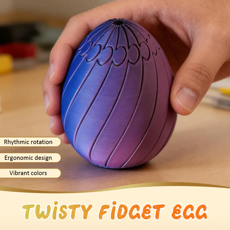 (🔥Last Day Promotion-48%OFF)TIMNAMY® 3D Printed Slippery Egg Fidget
