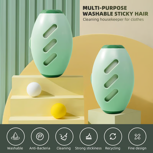 (🔥Last Day Promotion-48%OFF)TIMNAMY® Multifunctional Reusable Lint Roller Ball--Applicable soot, dust, grit,air, pet hair,cookie crumbs, food scraps,confetti, dandruff,ect